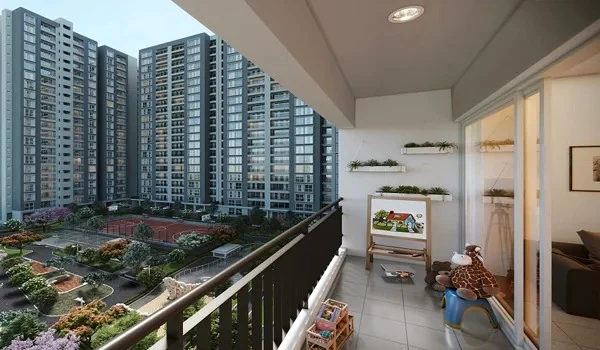 Godrej Majesty private balcony view